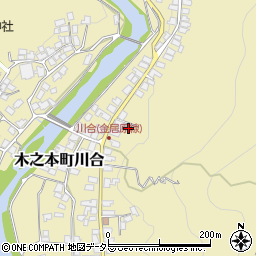 滋賀県長浜市木之本町川合332周辺の地図