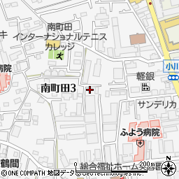 東京都町田市南町田3丁目27周辺の地図