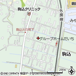 千葉県大網白里市駒込1182周辺の地図