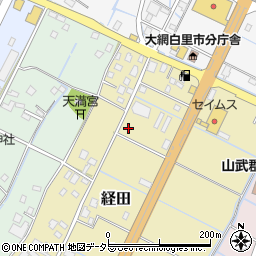 〒299-3231 千葉県大網白里市経田の地図