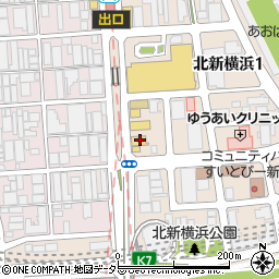 かっぱ寿司北新横浜店周辺の地図