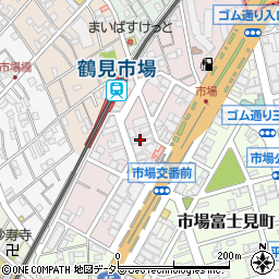 神奈川県横浜市鶴見区市場大和町周辺の地図