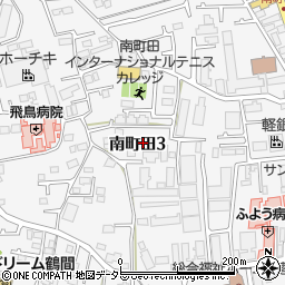 東京都町田市南町田3丁目周辺の地図