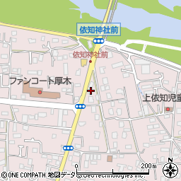 神奈川県厚木市上依知33周辺の地図