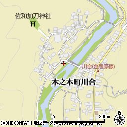 滋賀県長浜市木之本町川合1221周辺の地図