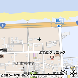 鳥取県鳥取市気高町北浜3丁目161周辺の地図