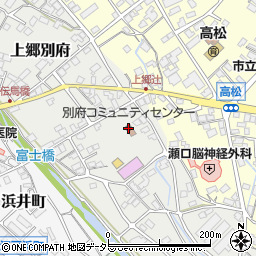 別府コミュニティセンター周辺の地図