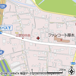 神奈川県厚木市上依知268-13周辺の地図