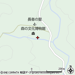 揖斐川町役場　春日振興事務所春日森の文化博物館周辺の地図