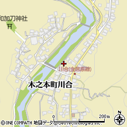 滋賀県長浜市木之本町川合340周辺の地図