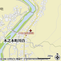 滋賀県長浜市木之本町川合348周辺の地図