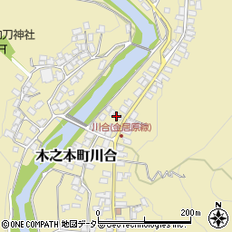 滋賀県長浜市木之本町川合334周辺の地図