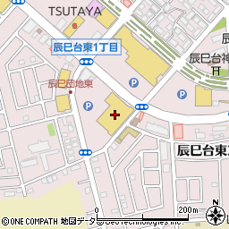 ケーヨーデイツー辰巳台店周辺の地図
