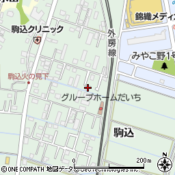 千葉県大網白里市駒込1195周辺の地図