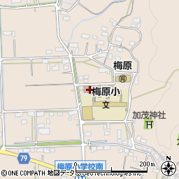 梅原公民館周辺の地図