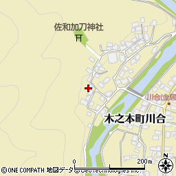 滋賀県長浜市木之本町川合1286周辺の地図