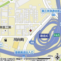 神奈川県横浜市都筑区川向町966周辺の地図