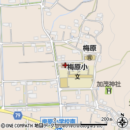 梅原公民館周辺の地図