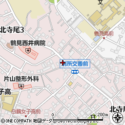 鶴見警察署別所交番周辺の地図