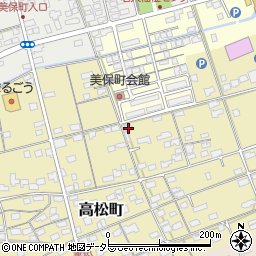 鳥取県境港市高松町332周辺の地図
