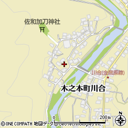 滋賀県長浜市木之本町川合1222周辺の地図
