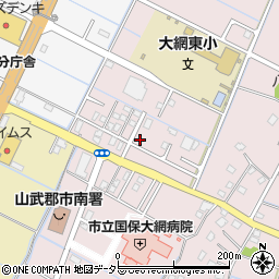 千葉県大網白里市富田10周辺の地図