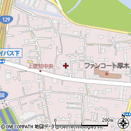 神奈川県厚木市上依知268-2周辺の地図