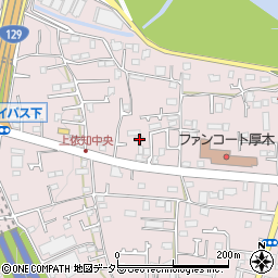 神奈川県厚木市上依知268-2周辺の地図