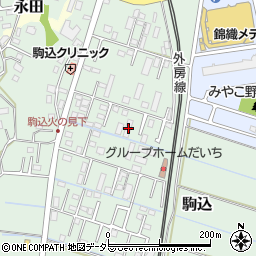 千葉県大網白里市駒込1197周辺の地図