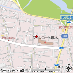 神奈川県厚木市上依知188周辺の地図