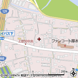 神奈川県厚木市上依知255周辺の地図