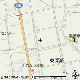 岐阜県山県市東深瀬1060周辺の地図