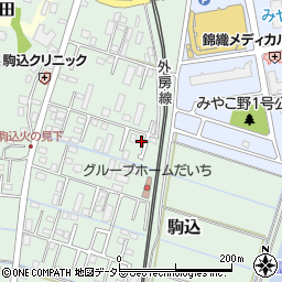 千葉県大網白里市駒込1194周辺の地図