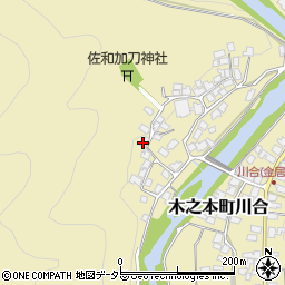 滋賀県長浜市木之本町川合1285周辺の地図