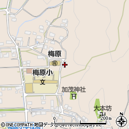 岐阜県山県市梅原1541周辺の地図