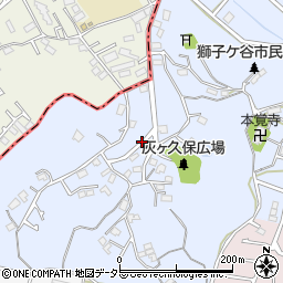 神奈川県横浜市鶴見区獅子ケ谷3丁目22周辺の地図
