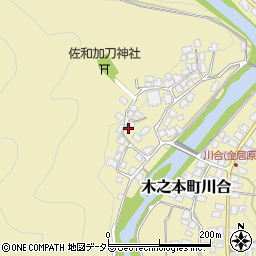 滋賀県長浜市木之本町川合1284周辺の地図