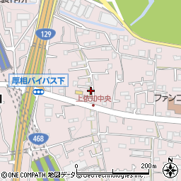神奈川県厚木市上依知511周辺の地図