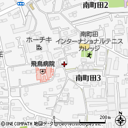 東京都町田市南町田周辺の地図