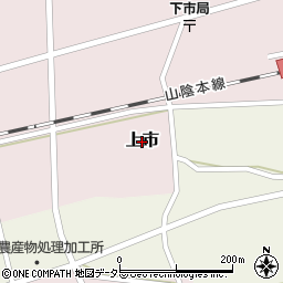 鳥取県大山町（西伯郡）上市周辺の地図