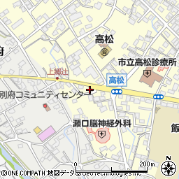 長野県飯田市上郷黒田高松周辺の地図