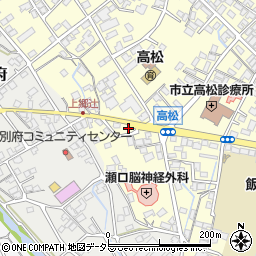 長野県飯田市上郷黒田（高松）周辺の地図
