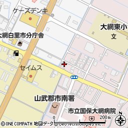 千葉県大網白里市富田4周辺の地図