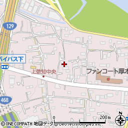 神奈川県厚木市上依知249-4周辺の地図