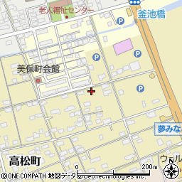 鳥取県境港市高松町248周辺の地図