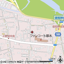 神奈川県厚木市上依知198周辺の地図