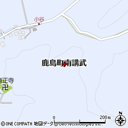 島根県松江市鹿島町南講武周辺の地図