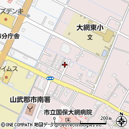 千葉県大網白里市富田8周辺の地図