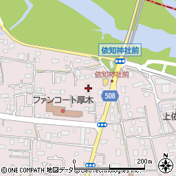 神奈川県厚木市上依知17-5周辺の地図