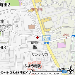 東京都町田市南町田3丁目38-1周辺の地図